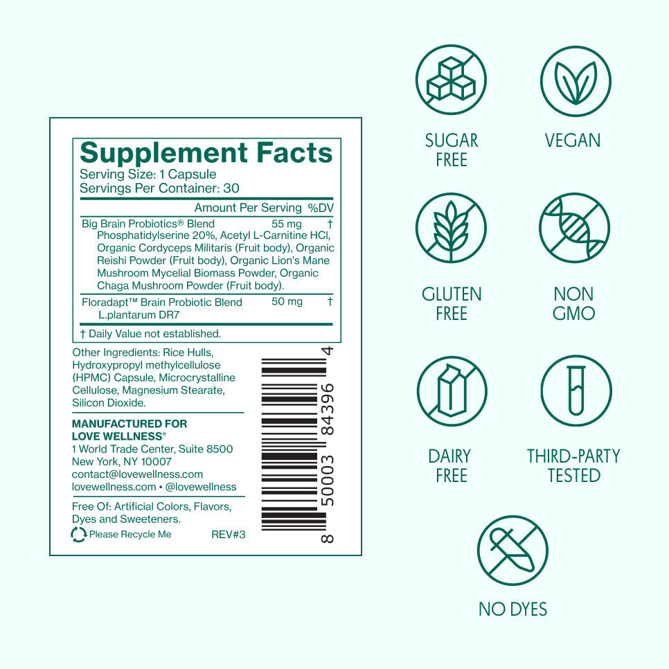 Big Brain Probiotics® #06749